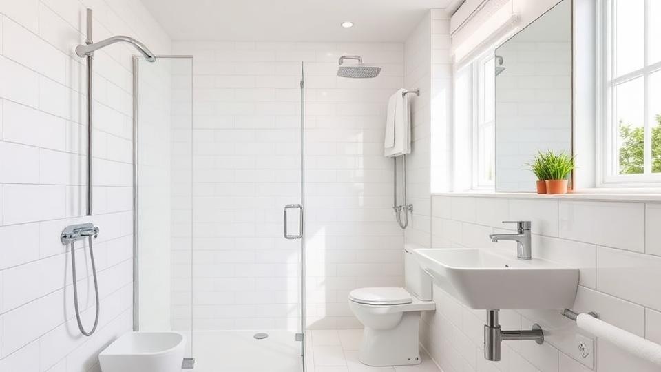Modernisiertes Badezimmer nach der Sanierung